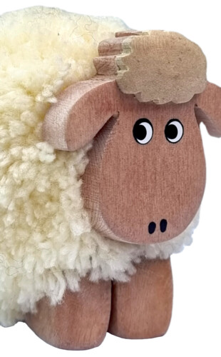 2Kids Toys Dřevěná figurka XL pompon Ovce