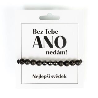 Náramek pro svědka - Bez tebe ANO nedám