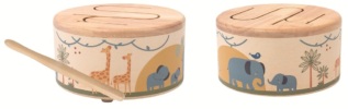 2Kids Toys Dřevěný bubínek Safari