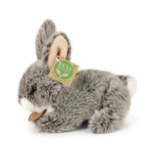 Plyšový králík šedý 17 cm ECO-FRIENDLY