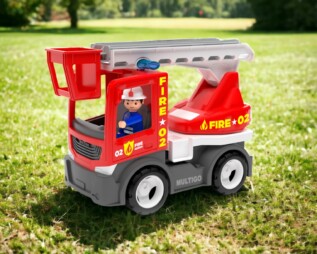 ECO MultiGO Fire - Žebřík s hasičem - auto s Igráčkem