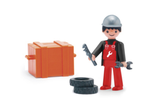 efko Igráček Automechanik - figurka s nářadím