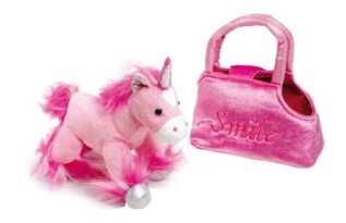 small foot Plyšový jednorožec v kabelce Fina