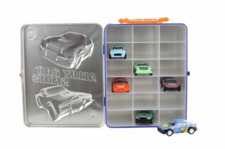 Box plechový na autíčka