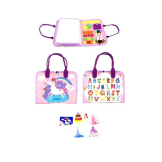 2Kids Toys Senzorická busy kniha Jednorožec 2