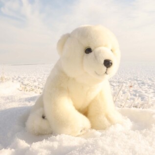 Plyšový lední medvěd 28 cm ECO-FRIENDLY