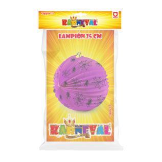 Lampion Halloween pavouci 25 cm