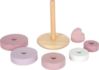 small foot Nasazování na tyč Věž růžová