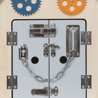 2Kids Toys Activity board Domeček šedý