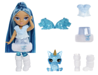 Rainbow High Malá sestřička víla - Sapphire (Blue)