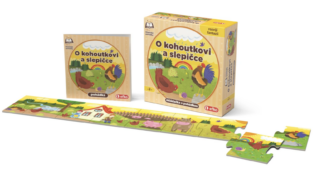 efko O kohoutkovi a slepičce - skládačka s pohádkou