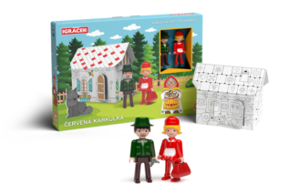 Igráček Červená Karkulka - kreativní set s pohádkou