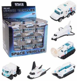 Vesmírná vozidla die-cast 7 cm