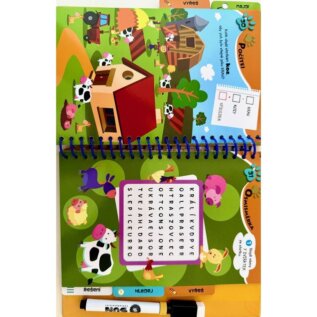 50 zábavných úkolů a her - SE ZVÍŘÁTKY 5-8 LET - napiš a smaž