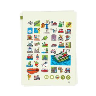 Albi Kniha Německý obrázkový slovník Kouzelné čtení