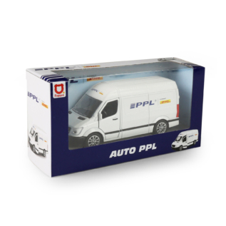 Kovové auto PPL s otevíracími dveřmi 12 cm