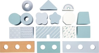 small foot Nasazování na tyč Domeček modrý