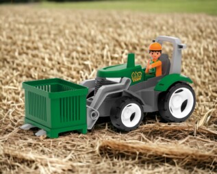 ECO MultiGO Farm 2+1 - Igráček farmář, traktor s přívěsem