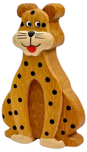 2Kids Toys Dřevěná magnetka velká Leopard