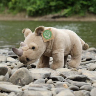 Plyšový nosorožec 23 cm ECO-FRIENDLY