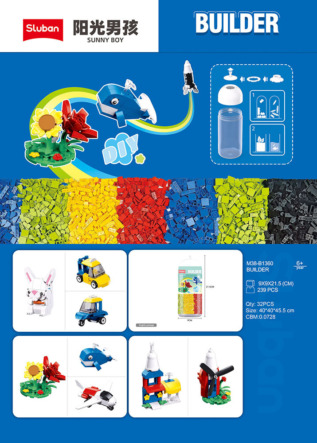 Sluban Builder M38-B1360 Stavebnice 6 v 1