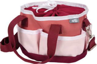 small foot Sada péče o koně s taškou červená