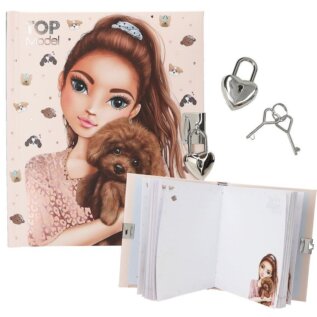 Diář na zámek Top Model Kitty & Doggy, Hayden a štěně