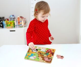 2Kids Toys Vkládací puzzle Farma