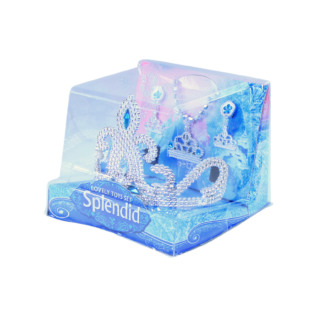 Dívčí sada zimní království s korunkou