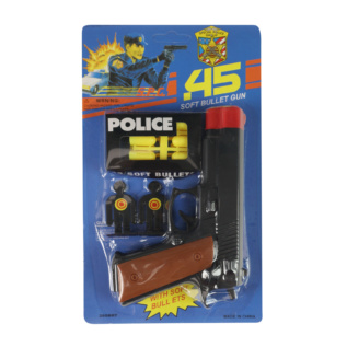 Pistole policejní s terčíky a náboji