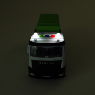 Auto popeláři se světlem a zvukem