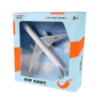 Dopravní letadlo kov/plast 19 cm