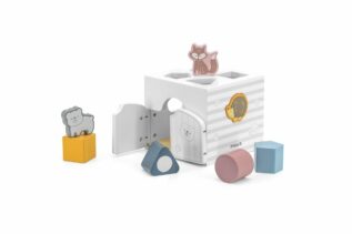 Dřevěná vkládačka se zvířátky