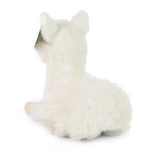 Plyšová lama alpaka bílá 23 cm ECO-FRIENDLY