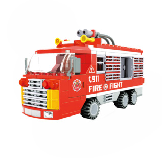 Kompatibilní stavebnice BLOXO hasiči stanice 278 ks