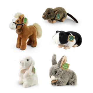 Displej exkluzivní plyš domácí zvířata ECO-FRIENDLY