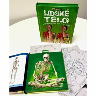 LIDSKÉ TĚLO - 3D MODEL - Zábavná encyklopedie - čti! uč se! a skládej!