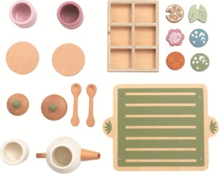 2Kids Toys Dřevěný čajový set
