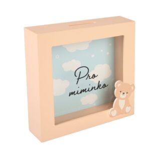 3D pokladnička v rámečku - Miminko