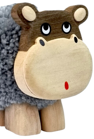 2Kids Toys Dřevěná figurka XL pompon Hroch