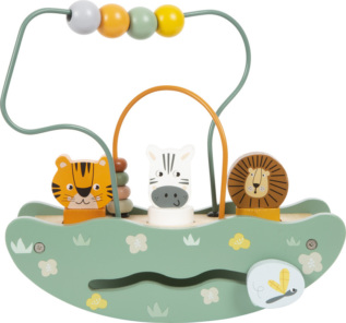 small foot Motorický labyrint s houpačkou Safari