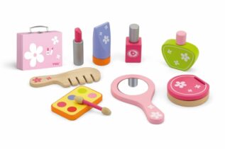 Dřevěná sada krásy v kufříku