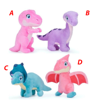Plyšový dinosaurus 18 cm