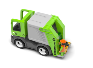 ECO MultiGO City 2+1 - Igráček, popelářské auto, popelnice