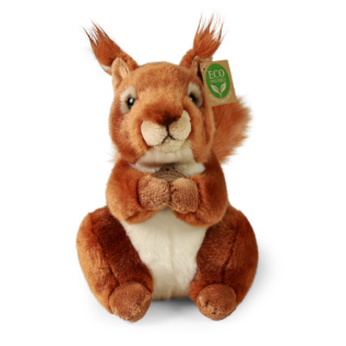Plyšová veverka 23 cm ECO-FRIENDLY