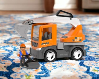 ECO MultiGO VIA 2+1 - Igráček silničář, auto, bagr, valník