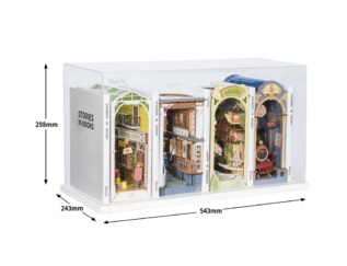 RoboTime 3D skládačka Zarážka na knihy Miniatura domečku Sakura