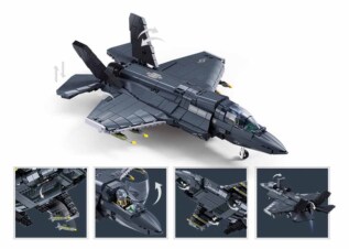 Sluban Model Bricks M38-B1361 Stíhací letoun F-35BS v měřítku 1:44