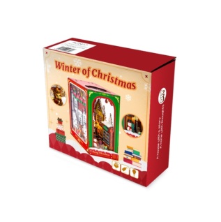 2Kids Toys 3D skládačka Zarážka na knihy Bílé Vánoce