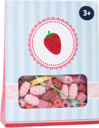 small foot Dřevěné korálky Candy 1ks fialová